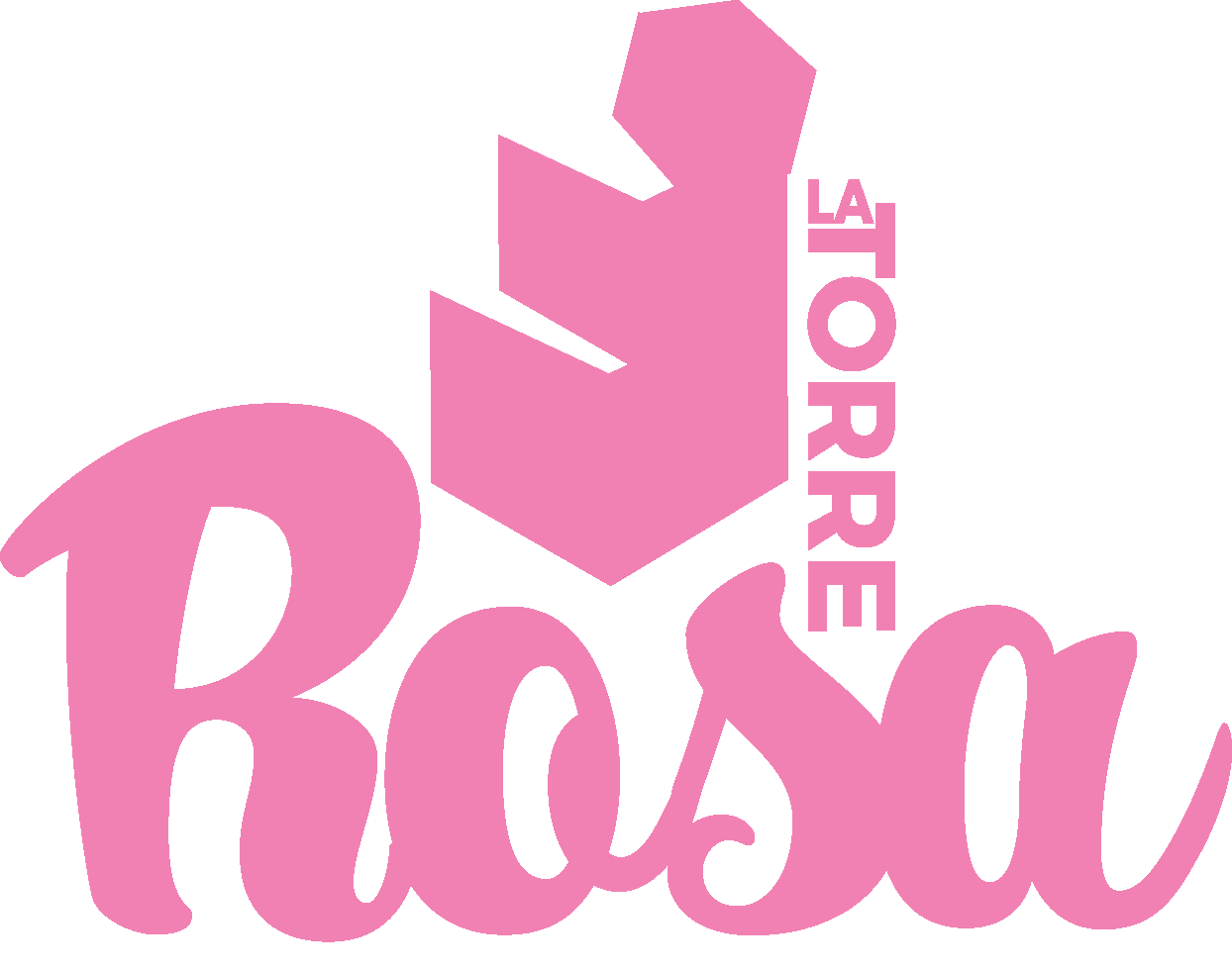 Logo de la torre rosa
